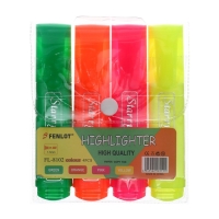 Набор маркеров-текстовыделителей, 4 цвета, 5 мм Набор маркеров-текстовыделителей, 4 цвета, 5 мм