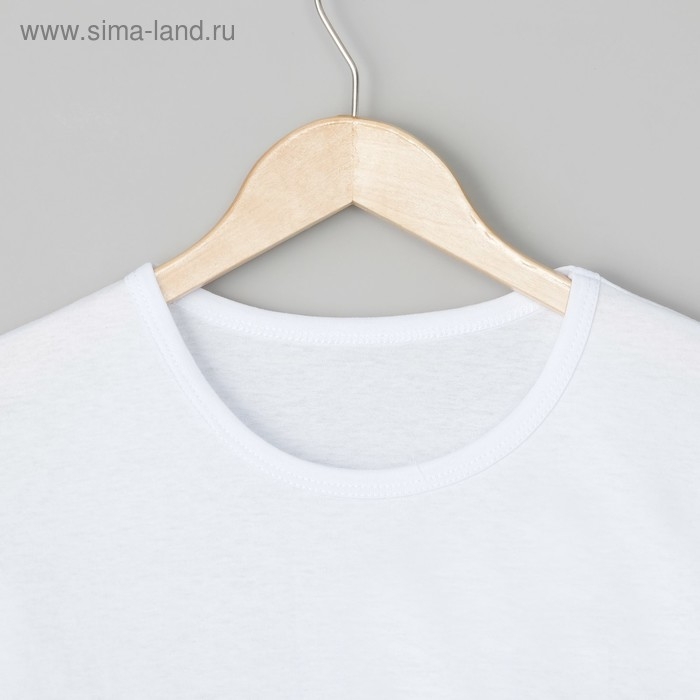 Футболка мужская БК-136 цвет белый, р-р 68