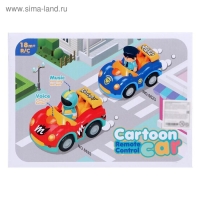 Машина радиоуправляемая &laquo;Гонка&raquo;, работает от батареек, МИКС