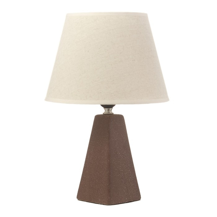 Настольная лампа "Альберта" Е27 40Вт шоколадный 25х25х36см RISALUX