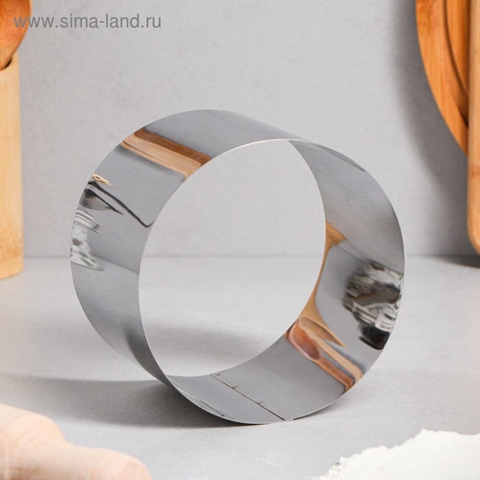 Форма для выпечки и выкладки &laquo;Круг&raquo;, h-8,5, d-12 см