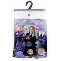 Карнавальный набор «Маленькая злодейка»: платье, ободок с косичками, гольфы, сумка, рост 104-110 см Карнавальный набор «Маленькая злодейка»: платье, ободок с косичками, гольфы, сумка, рост 104-110 см