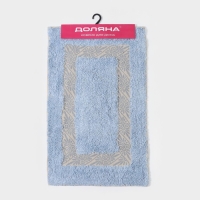 Коврик для дома Доляна «Вензель», 50×80 см, цвет голубой Коврик для дома Доляна «Вензель», 50×80 см, цвет голубой