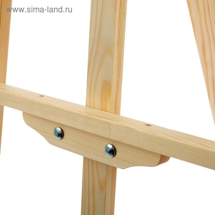 Мольберт тип «Лира» 145 х 52 см, планка с скользящей фиксацией , с бегунком, неокрашенное дерево, Calligrata №9 Мольберт тип «Лира» 145 х 52 см, планка с скользящей фиксацией , с бегунком, неокрашенное дерево, Calligrata №9