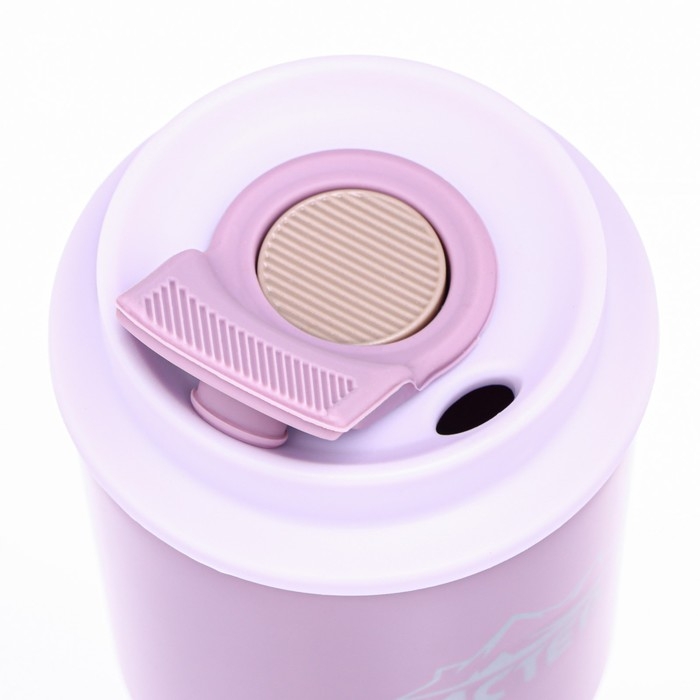 Термокружка, 360 мл, Путешествие Термокружка, 360 мл, Путешествие "Мастер К", сохраняет тепло 6 ч, сиреневая