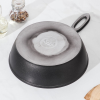 Сковорода &laquo;Сотейник&raquo;, d=24 см, алюминиевая ручка, антипригарное покрытие, цвет чёрный