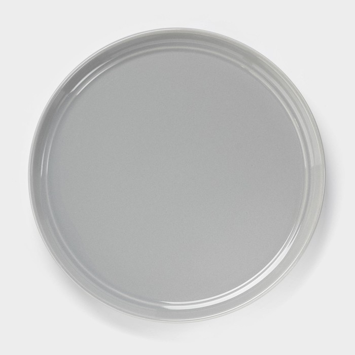 Блинница новогодняя Доляна &laquo;Волшебная сказка&raquo;, d=23 см, керамика, цвет белый