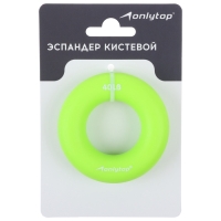Эспандер кистевой ONLYTOP, 20 кг, цвет зелёный Эспандер кистевой ONLYTOP, 20 кг, цвет зелёный
