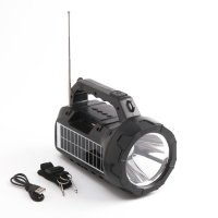 Фонарь аккумуляторный, 10 Вт, 1200 мАч, Bluetooth, AUX, USB, радио, на солнечной батарее Фонарь аккумуляторный, 10 Вт, 1200 мАч, Bluetooth, AUX, USB, радио, на солнечной батарее
