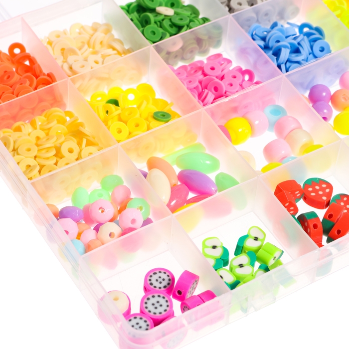 Набор для творчества &laquo;Создай своё украшение&raquo;, бусинки, 24 вида