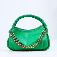 Сумка-багет на молнии, цвет зелёный