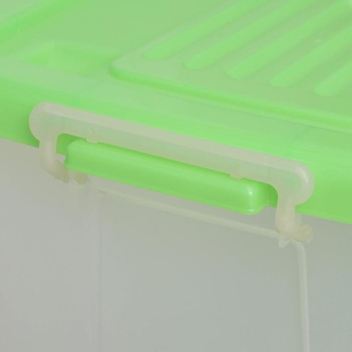 Ящик для хранения с крышкой Darel-box, 75 л, 70&times;49&times;37 см, цвет МИКС