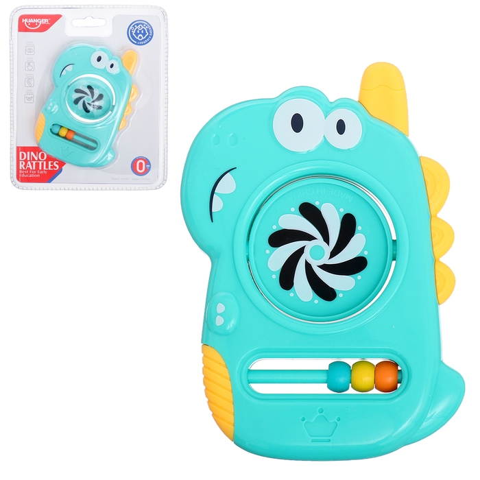 Развивающая игрушка для малышей «Дино», с прорезывателем для зубов, МИКС Развивающая игрушка для малышей «Дино», с прорезывателем для зубов, МИКС