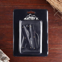 Набор туриста в чехле 5в1 Мастер К, черный Набор туриста в чехле 5в1 Мастер К, черный