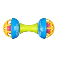 Погремушка &laquo;Гантелька яркая&raquo;, с эластичными элементами