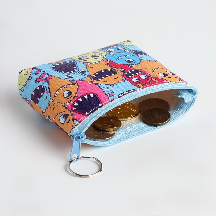 Кошелёк детский на молнии &laquo;Выбражулька&raquo;, цвет разноцветный