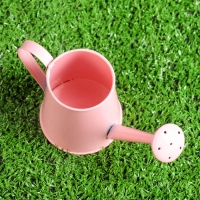 Кашпо "Лейка" розовое, 15х7х8см Кашпо "Лейка" розовое, 15х7х8см