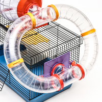 Клетка для грызунов малая с лабиринтом, колесом и домом, 40 x 25 х 22 см, микс цветов Клетка для грызунов малая с лабиринтом, колесом и домом, 40 x 25 х 22 см, микс цветов