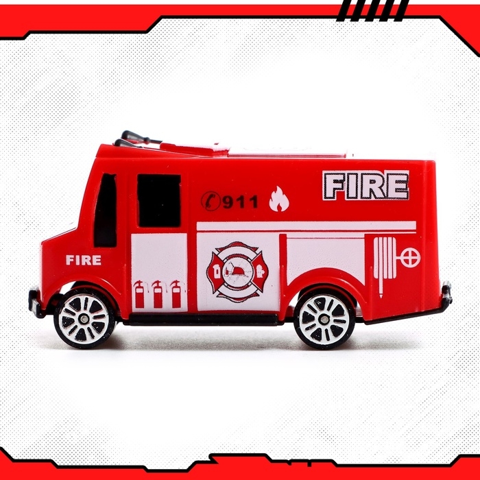 Набор машин &laquo;Пожарная служба&raquo;, 5 штук