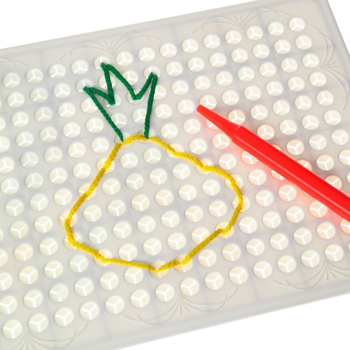 Шнуровальный планшет &laquo;Любимые герои&raquo;, ручка для шнурка, по Методике Монтессори