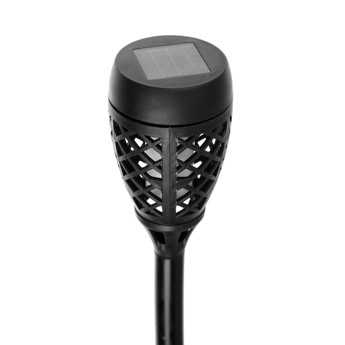 Светильник на солнечной бат. "СТАРТ", "Маори Лайт" 6x39 см, IP44, 6 LED, эфф. огня, Т/БЕЛЫЙ