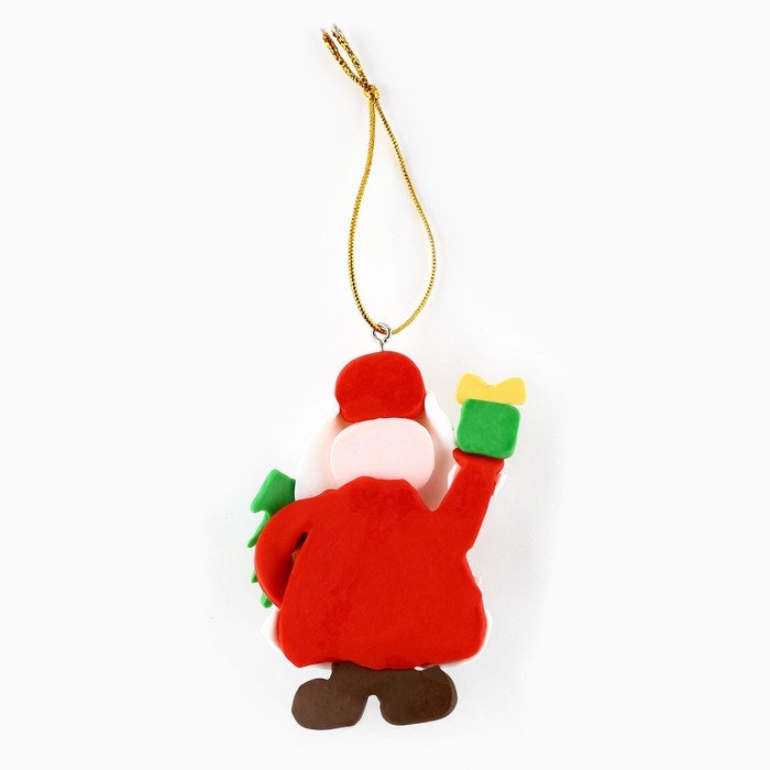 Ёлочная игрушка новогодняя &laquo;Дед Мороз&raquo;, на Новый год, 6,5 х 8,5 см