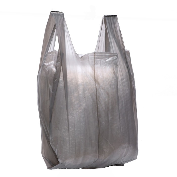 Мешки для мусора с ручками 45 л, &laquo;Чистяк&raquo;, ПНД, 15 мкм, набор 20 шт, 32 х 22 х 64 см