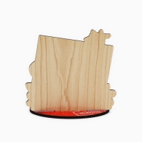 Оберег новогодний на подставке &laquo;С Новым годом&raquo;, 8,9 х 7,1 см.