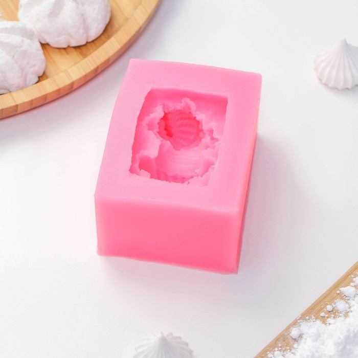 Молд Доляна «Сонный ребёнок», силикон, 9×6 см, цвет розовый Молд Доляна «Сонный ребёнок», силикон, 9×6 см, цвет розовый