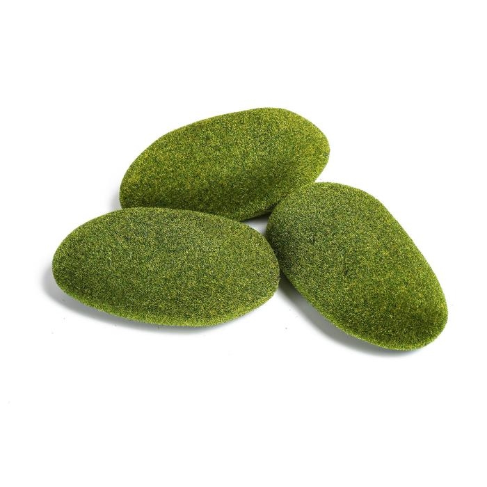 Мох искусственный &laquo;Камни&raquo;, набор 3 шт., Greengo