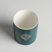 Горшок для цветов с тиснением, &laquo;Роза&raquo;, 8 х 9.5 см