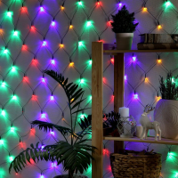 Гирлянда «Сеть» 2 × 2 м, IP20, тёмная нить, 224 LED, свечение мульти, 8 режимов, 220 В Гирлянда «Сеть» 2 × 2 м, IP20, тёмная нить, 224 LED, свечение мульти, 8 режимов, 220 В