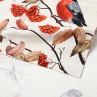 Дорожка Этель "Снегири на ветках" 40х149 см, 100% хл, саржа 190 г/м2 Дорожка Этель "Снегири на ветках" 40х149 см, 100% хл, саржа 190 г/м2