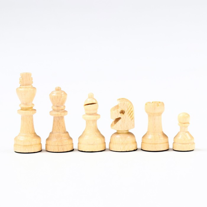 Шахматы польские деревянные большие Madon, с тремя игроками, 35 х 35 см, король h-6 см