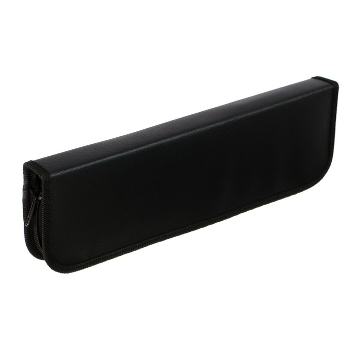 Пенал для кистей 270 х 90 кожзам, ФК-1, черный Пенал для кистей 270 х 90 кожзам, ФК-1, черный