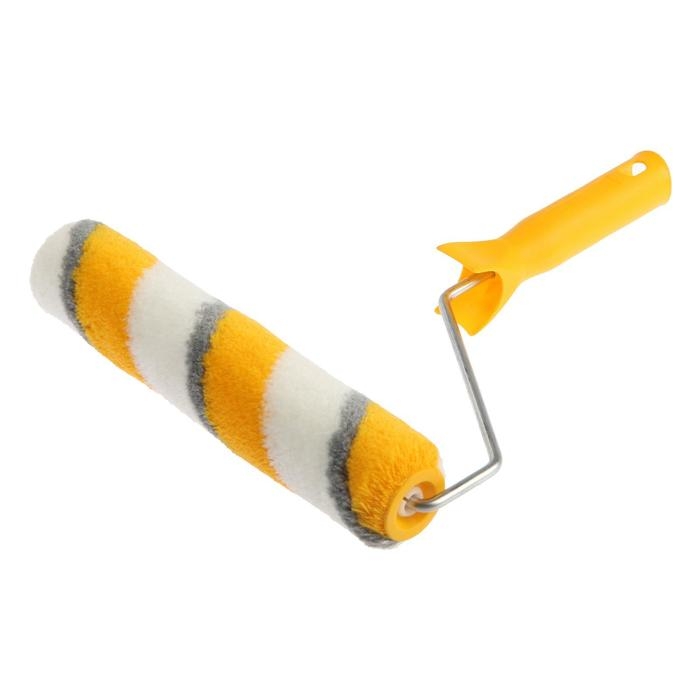 Валик Валик "АКОР" Эксперт, полиакрил, 240 мм, ручка d=6 мм, D=40 мм, ворс 12 мм, для эмали