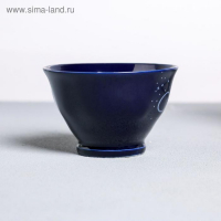 Чайная пара керамическая «Счастье в каждом дне», 250 мл, цвет синий Чайная пара керамическая «Счастье в каждом дне», 250 мл, цвет синий