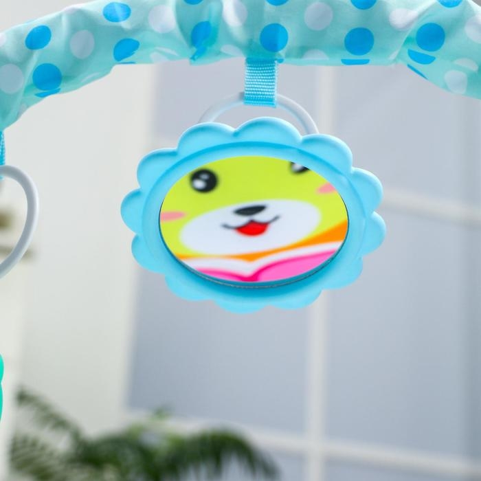 Развивающий коврик &laquo;Лев&raquo;, с пианино, голубой