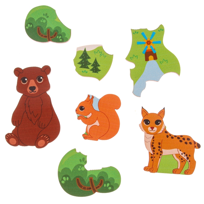 Головоломка &laquo;Животные Евразии&raquo;