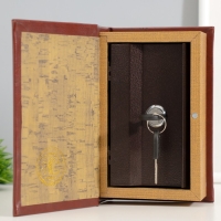 Сейф-книга дерево, кожзам "Бюст Апполона" тиснение 17х11х5 см