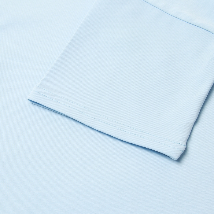 Футболка детская MINAKU: Basic Line KIDS, цвет голубой, рост 152 см