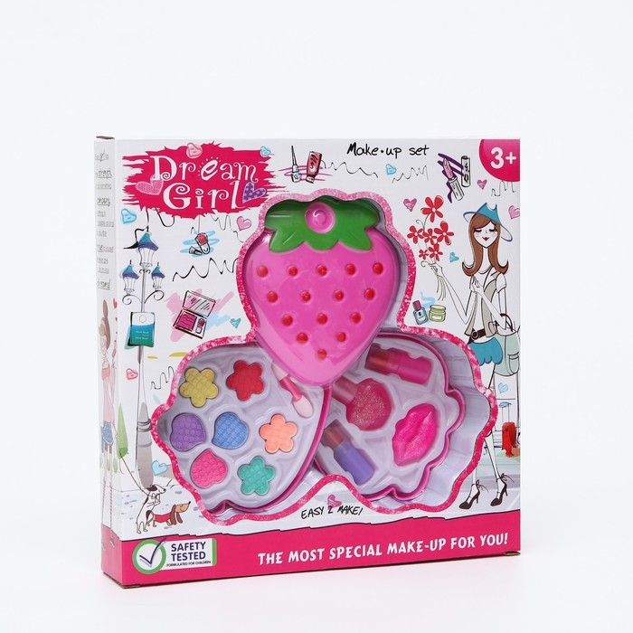 Набор косметики для девочки «Клубника» Набор косметики для девочки «Клубника»