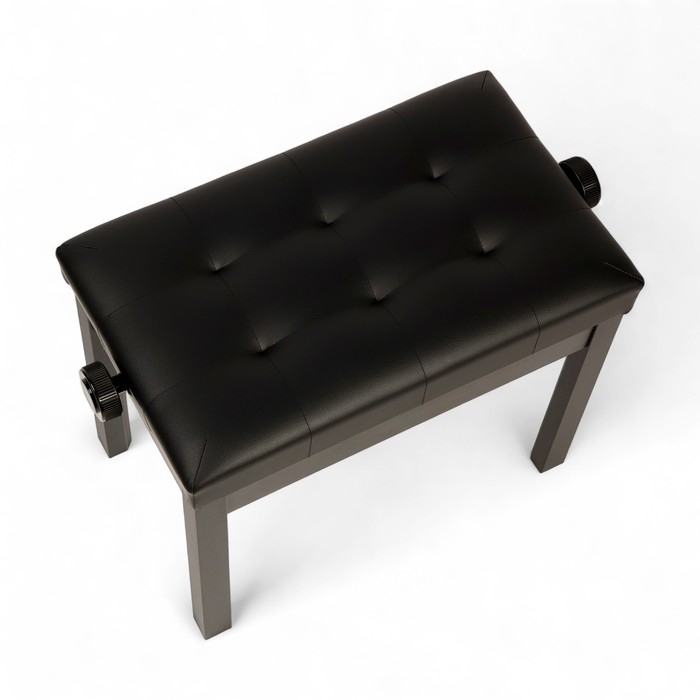 Банкетка для пианино Music Life сиденье 55х34, высота 48-58 см, черная, нагрузка 100 кг