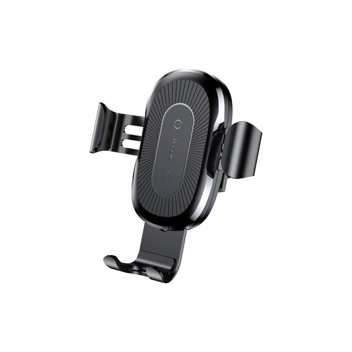 Держатель для смартфона в авто Baseus в воздуховод, беспроводная зарядка, 2 А, 10W, чёрное Держатель для смартфона в авто Baseus в воздуховод, беспроводная зарядка, 2 А, 10W, чёрное
