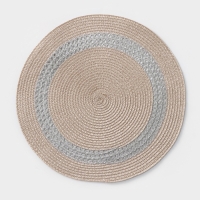 Салфетка сервировочная на стол Доляна &laquo;Оскар&raquo;, d=38 см, цвет бежевый