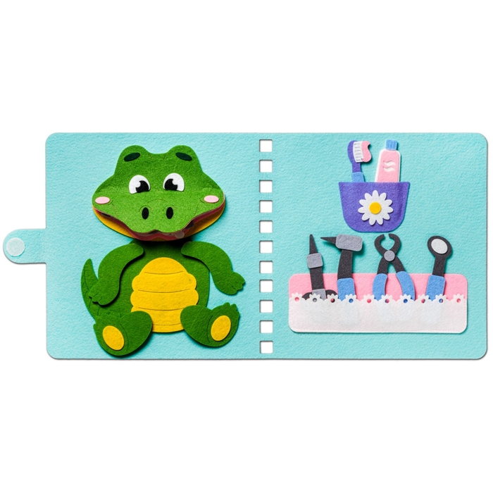 Развивающая книжка &laquo;Лечим зубки&raquo;