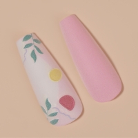 Накладные ногти &laquo;Нежная абстракция&raquo;, 12 шт, с клеевыми пластинами, форма балерина, разноцветные