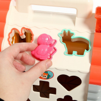 Игрушка развивающая логическая «Домик с ручкой», световые и звуковые эффекты, счёты, пианино, сортер Игрушка развивающая логическая «Домик с ручкой», световые и звуковые эффекты, счёты, пианино, сортер