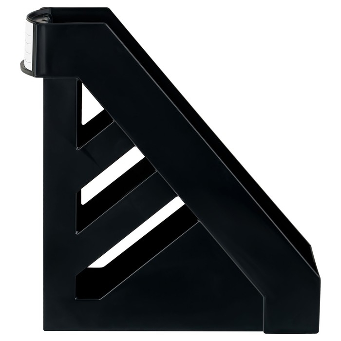 Лоток для бумаг вертикальный Стамм "Стандарт", ширина 100 мм, чёрный