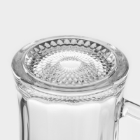 Кружка стеклянная для пива &laquo;Ладья&raquo;, 330 мл